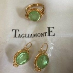 Tagliamonte Venetian Glass Bee and Earning set